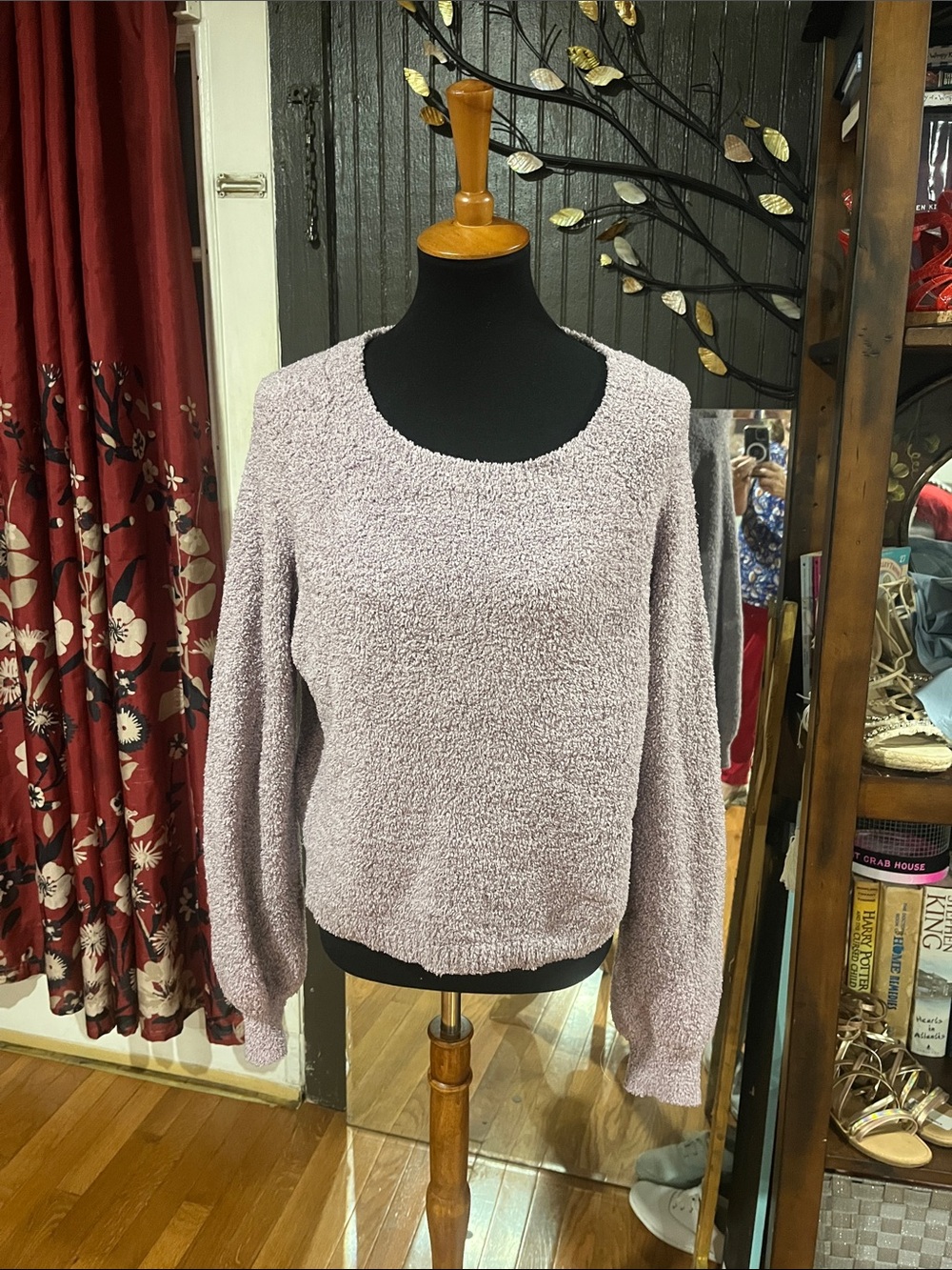 Freshman Lilac Plush Crewneck Sweater